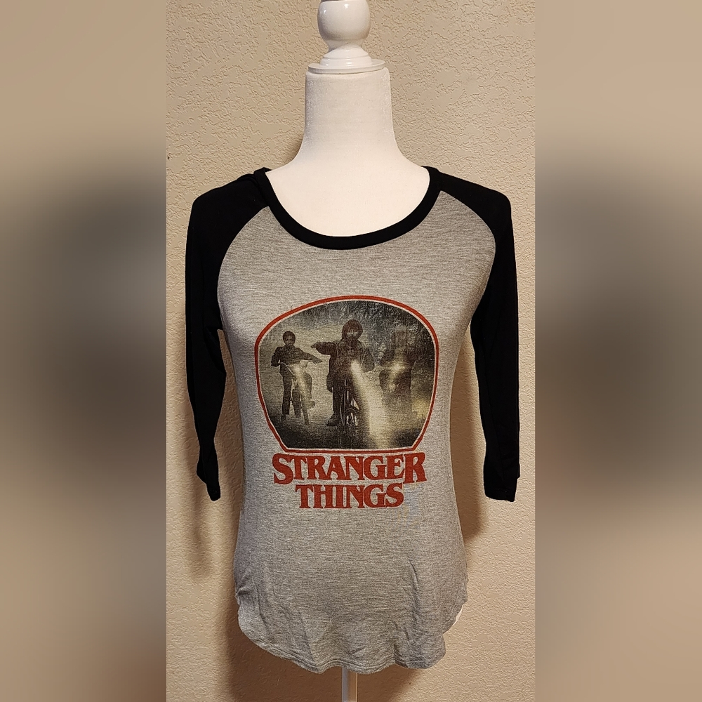 Stranger Things 3/4 sleeve t-shirt